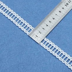 Garment accessories factory wholesale high-quality water-soluble 100% polyester embroidery white lace underwear trimming