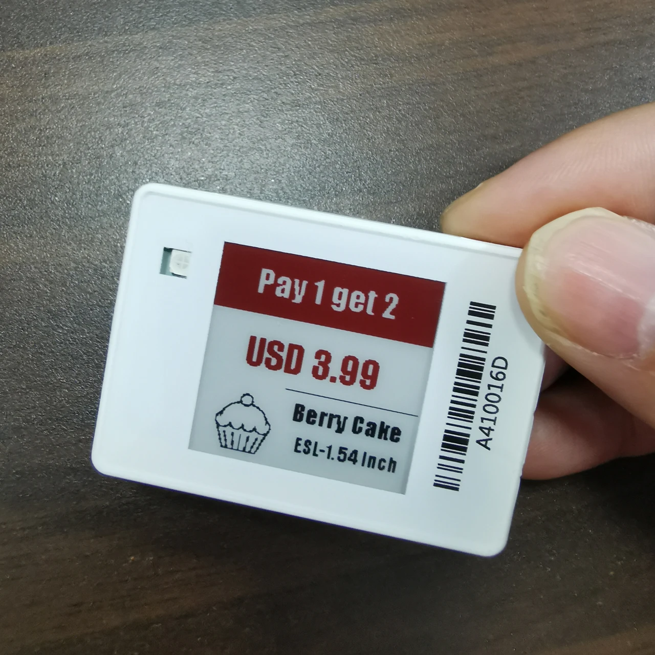 1.54 Inch Supermarket E-ink Epaper Display Wifi Wireless Esl Electronic Shelf Label Epaper Digital Price Tag for clothing shop