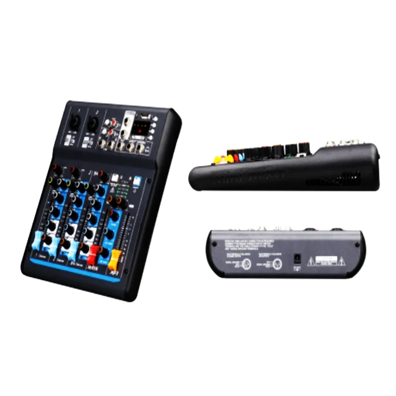 4/7 пульт для микширования каналов профессиональное оборудование сценического пения и прямой трансляции Bluetooth USB-диджейский микшер