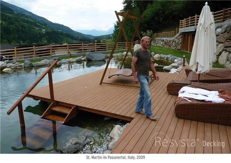 
Composite Decking Board Outdoor New Environmentally Friendly Materials Resysta Decking Flooring 