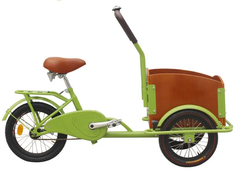 OEM Custom 3 wheel Pedal Cargo Bikes Electric Tricycle to Carry Kids Bicycle For Sale