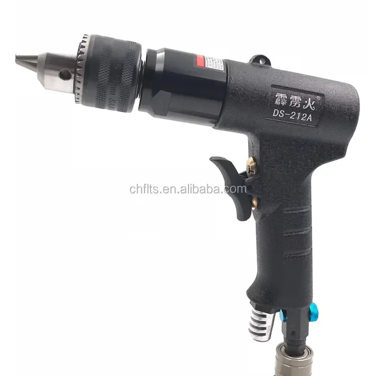 DS-212 700rpm 1.5-13mm Chuck Size speed Pneumatic Gun Drill Forward and Reverse  Air Drill Tools pneumatic air Hand drill