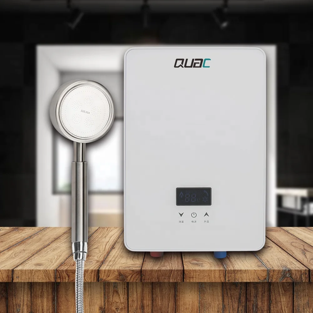 China Safely Cheapest Tankless Instant Water Heater Electric Small Geyser For Bath
