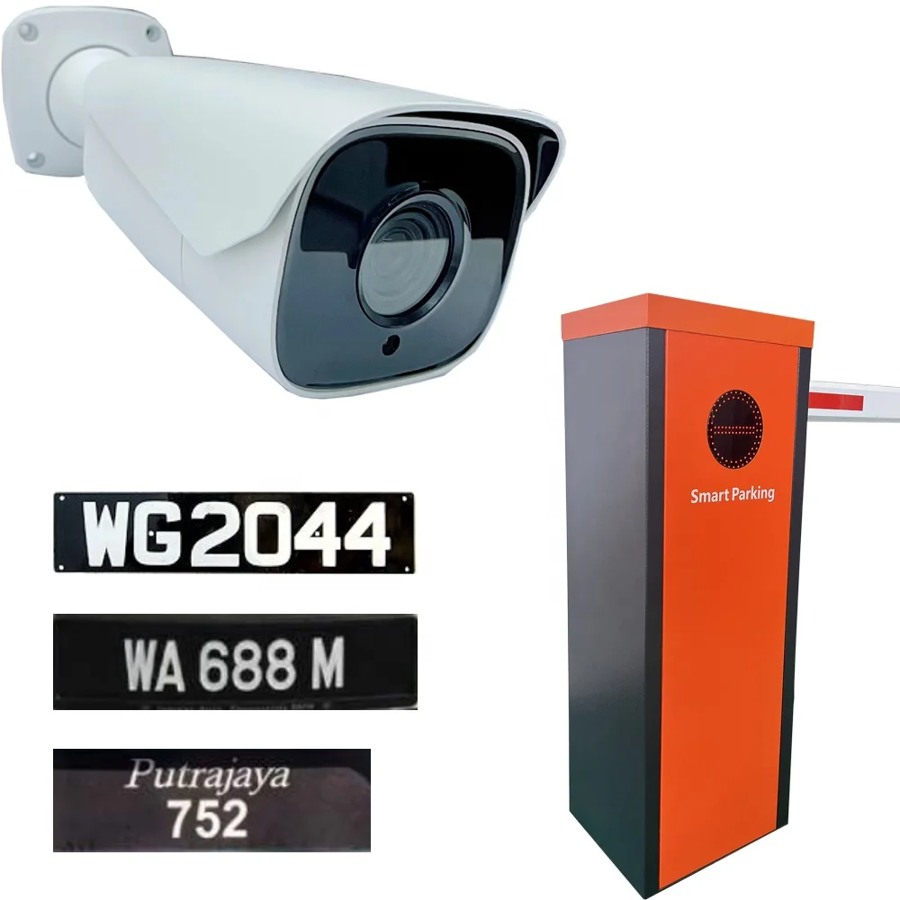 Malaysia 2MP Outdoor IP67 Audio Alarm System H265 Night Vision LPR IP camera