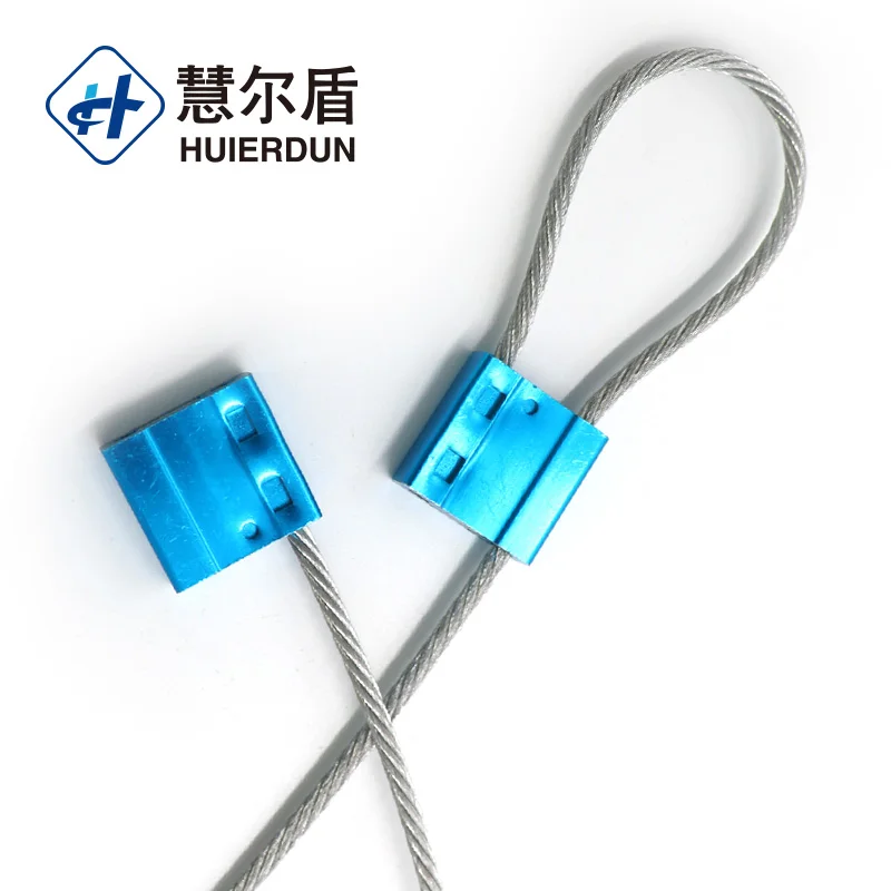HED-CS102 hexagonal truck container cable seal with barcode cable seals for oil tanker freight cable seal