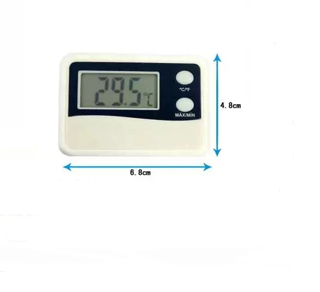 Hot selling TT07 Waterproof Refrigerator Fridge Thermometer, Digital Freezer Room Thermometer, for Kitchen, Home, Restaurants