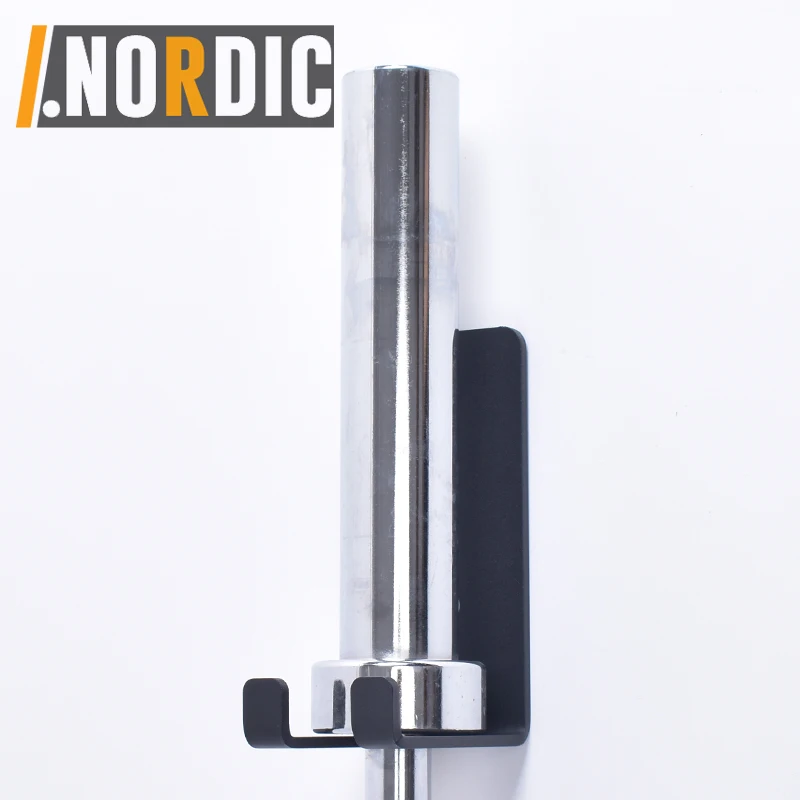 Wall Mounted Barbell Storage,  Barbell Holder for Wall Stud, Home Gym Storage Gym Rack Organizer