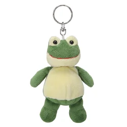 Wholesale cheap mini animal keychain plush toy custom promotion cute teddy bear plush keychain toys