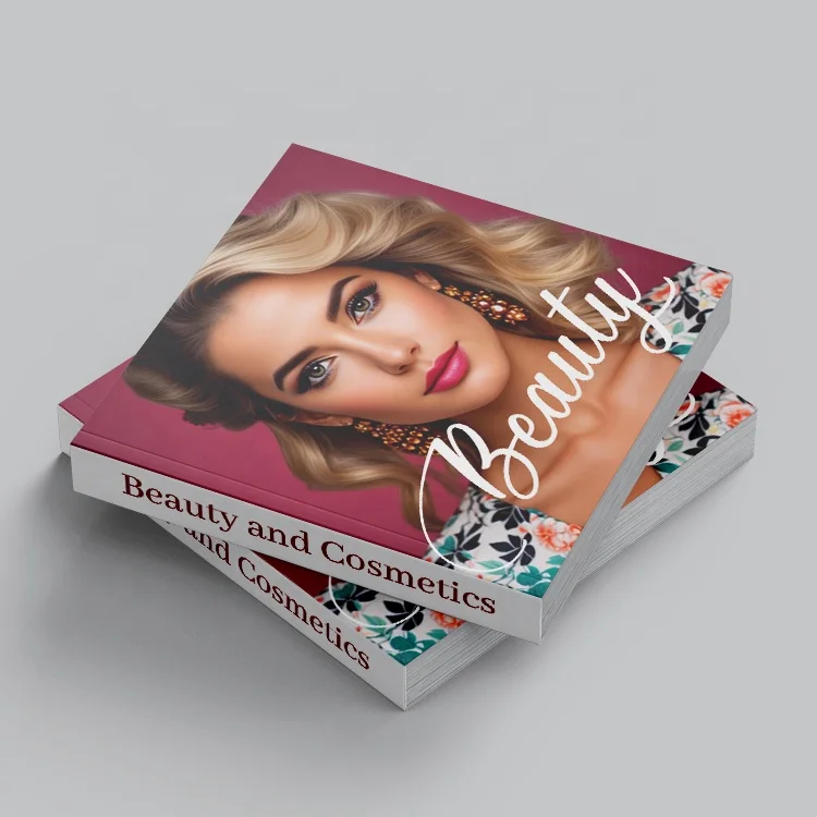 Magazine Book Printing Custom Softcover Book Printing Perfect Bound Offset Printing Design Service Cheap Catalogue Brochure