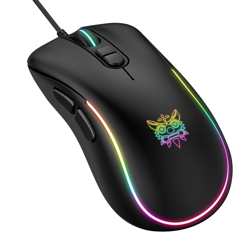 ONIKUMA CW907 Проводная RGB игровая мышь USB 2 0 настольный компьютер эргономичная для ноутбука игра светодиодная подсветка