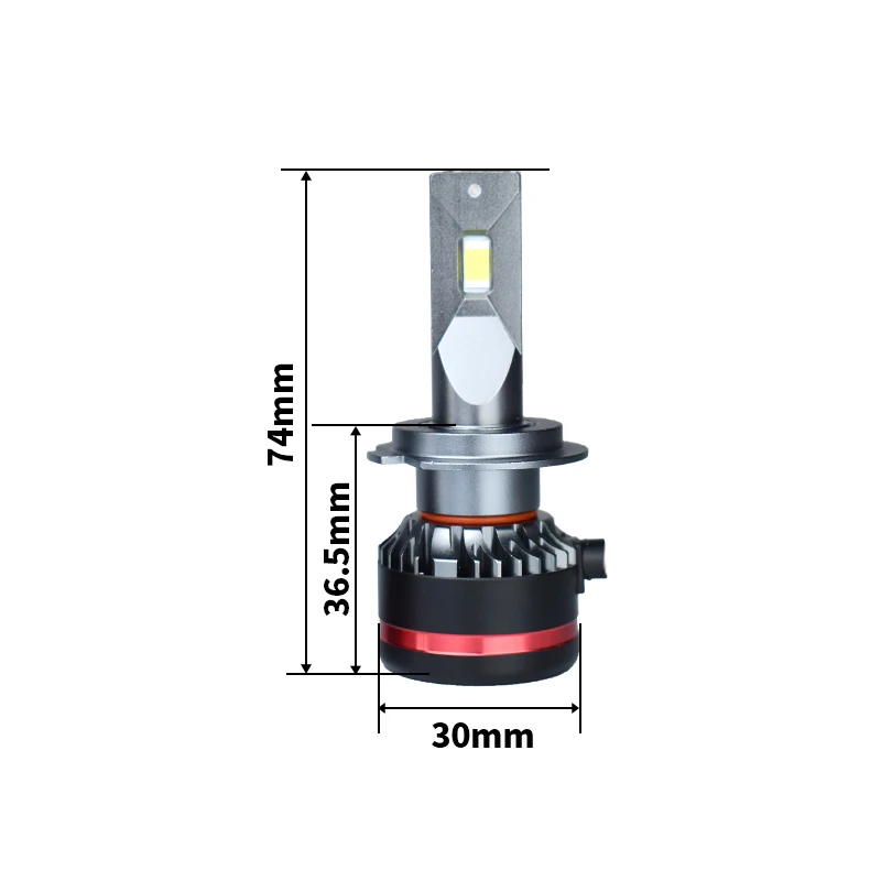 Conpex factory OEM M8 50W 5000LM automobiles & motorcycles led headlight plug and play h7 led light for car