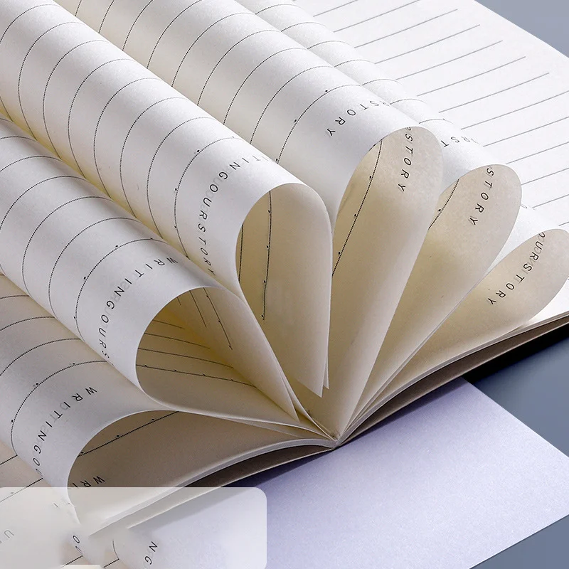 Hot Selling Simple Eye Care Cute Notebook Leather Cover Spiral Hardcover Style for Office or School Use