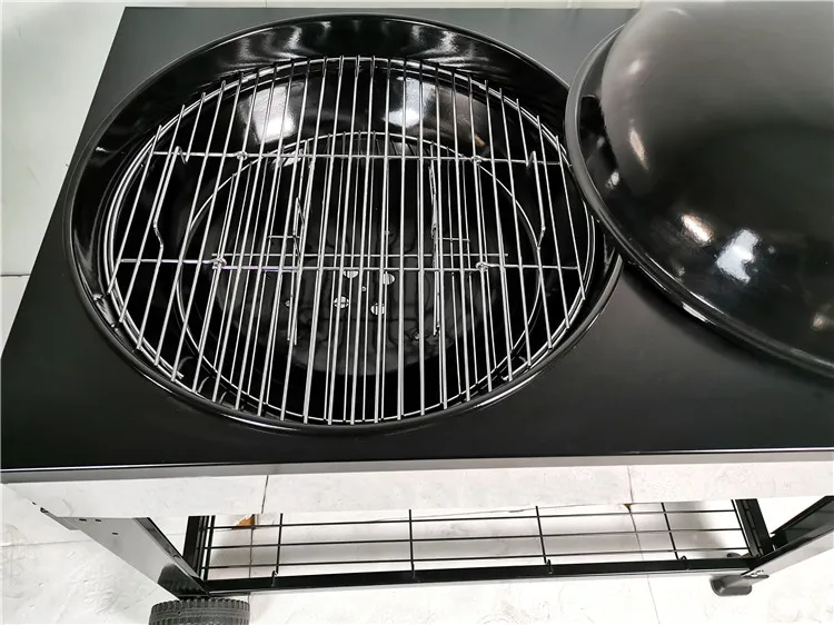 Большая Настольная тележка для приготовления барбекю гриль