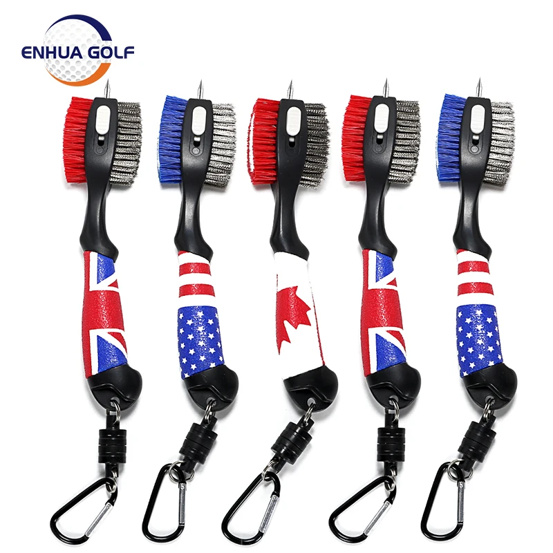 Golf Club Brush Cleaner With Retractable cleaning golf brush cleaner professional golf brush