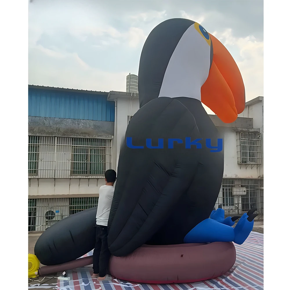 Custom Cartoon Inflatable Model Inflatable Animal Chicken For Advertising