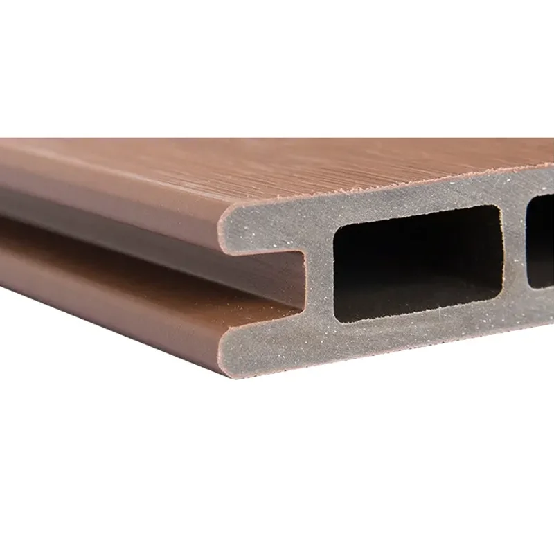 Easy Install WPC With Aluminum Post Wood Plastic Composite Garden WPC Outdoor Fence Panel