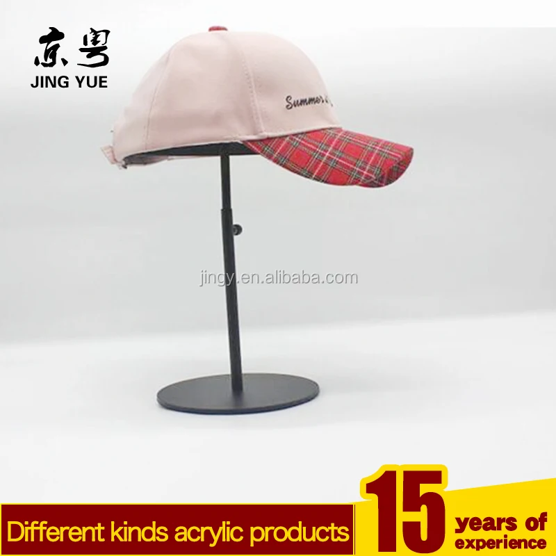 custom made pmma plexiglass sport product hat display case clear acrylic baseball hat display box