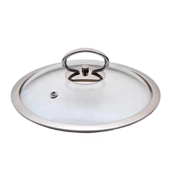 Factory Sale Multi Sized Soup & Stock Pots Glass Lid Cover for Cookware