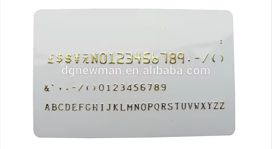 Custom embosser aluminum 3D logo name plate tag membership PVC Metal card number plate gold foil stamp small embossing machine