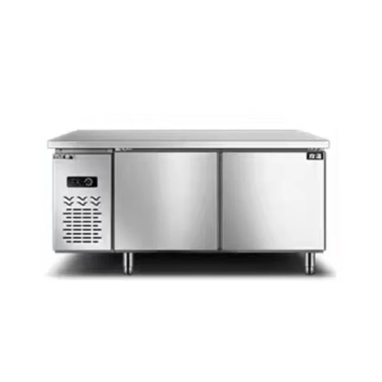 Commercial Stainless Steel Fresh-Keeping Refrigerator Workbench Freezer with Water Bar Operating Table 220V