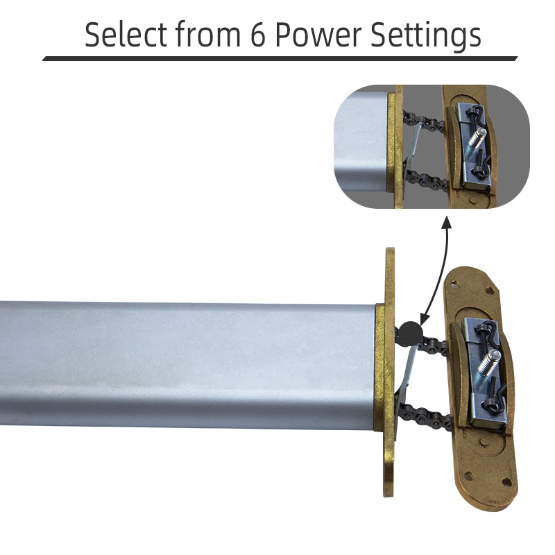 GSM Silver Door Close 80Kg Electric Automatic Sliding Silent Hydraulic Adjustable Automatic Door Closer For Round Doors