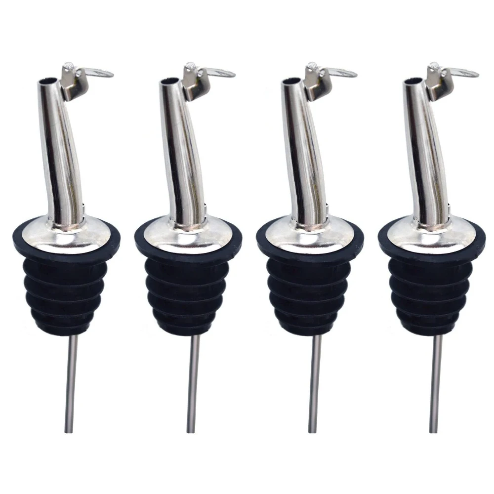 Самый популярный металлический носик для бутылки красного вина, дрип-стоп, скоростной откидной сверху, нержавеющая сталь, золотой, серебряный ликер, Оливер, масло, разливатель вина