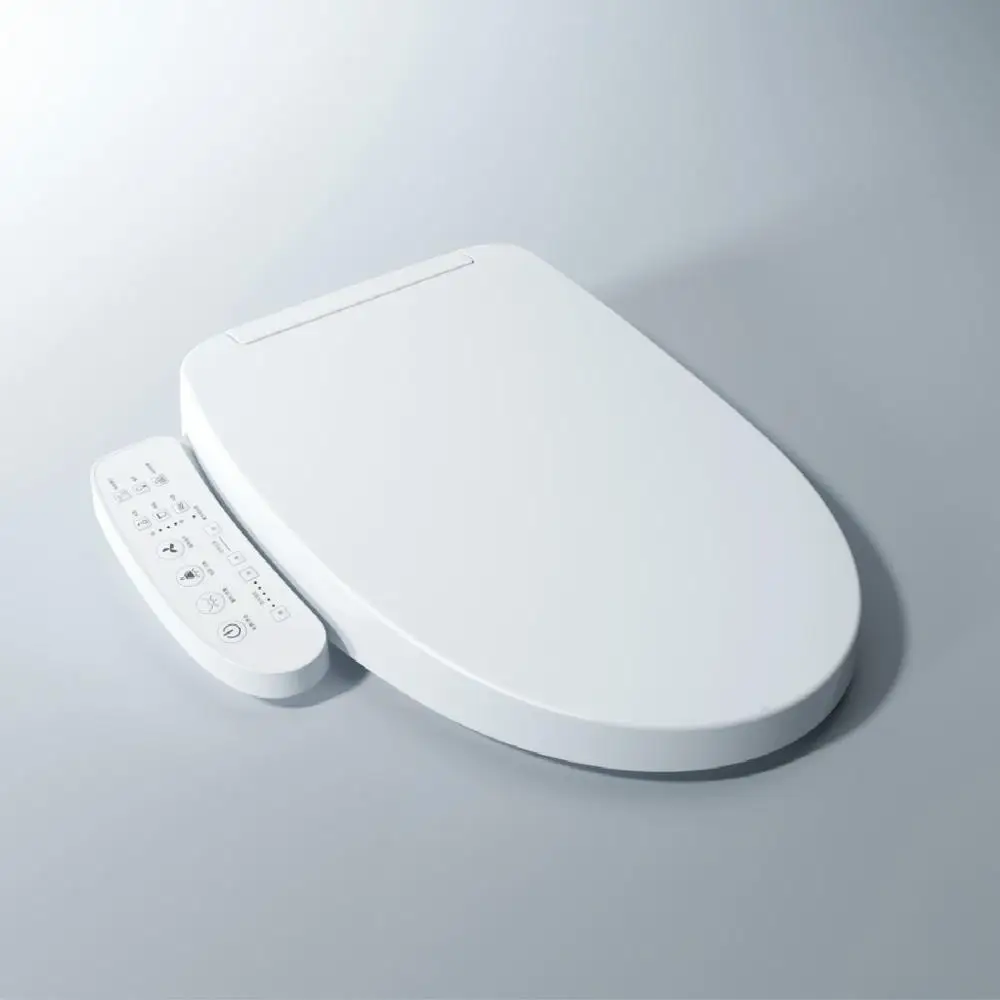 F1N525 Easy Installation  Electric Bidet Toilet Seat White Smart Bidet Attachment PP Toilet Seat Cover