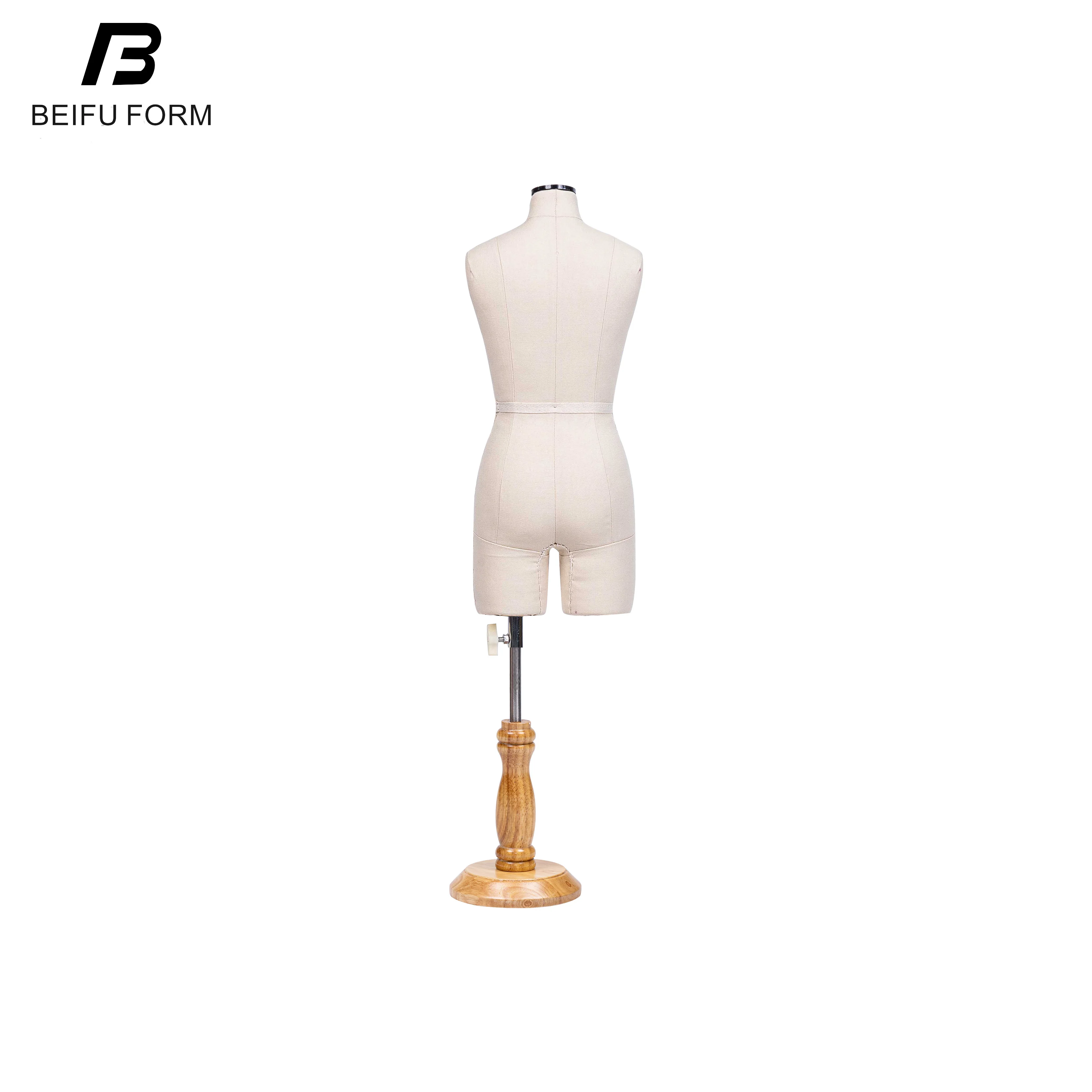 Beifuform mini  size mannequin French 1/2   dress form for tailor dummy half scale form manikin