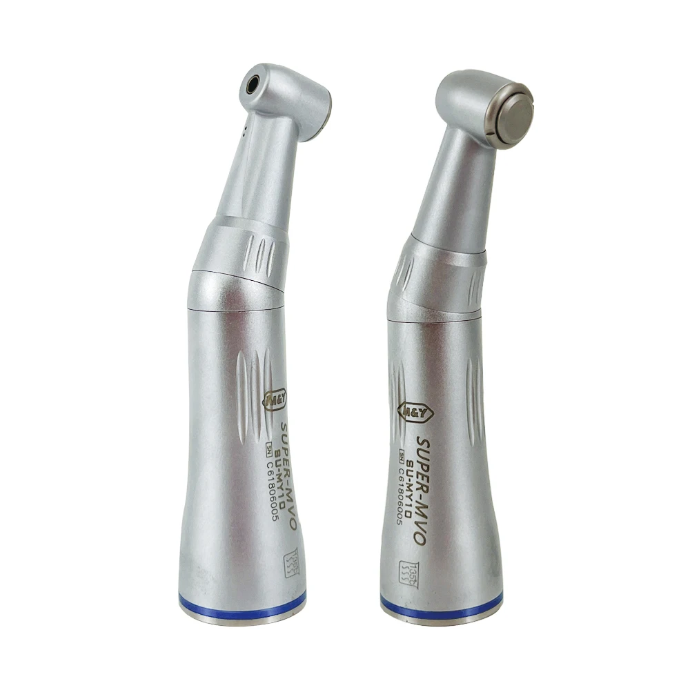 Dental Internal Water Spray Contra Angle Push Button Low Speed Handpiece Air Turbine Compatible E-type Connector Dentistry Tools