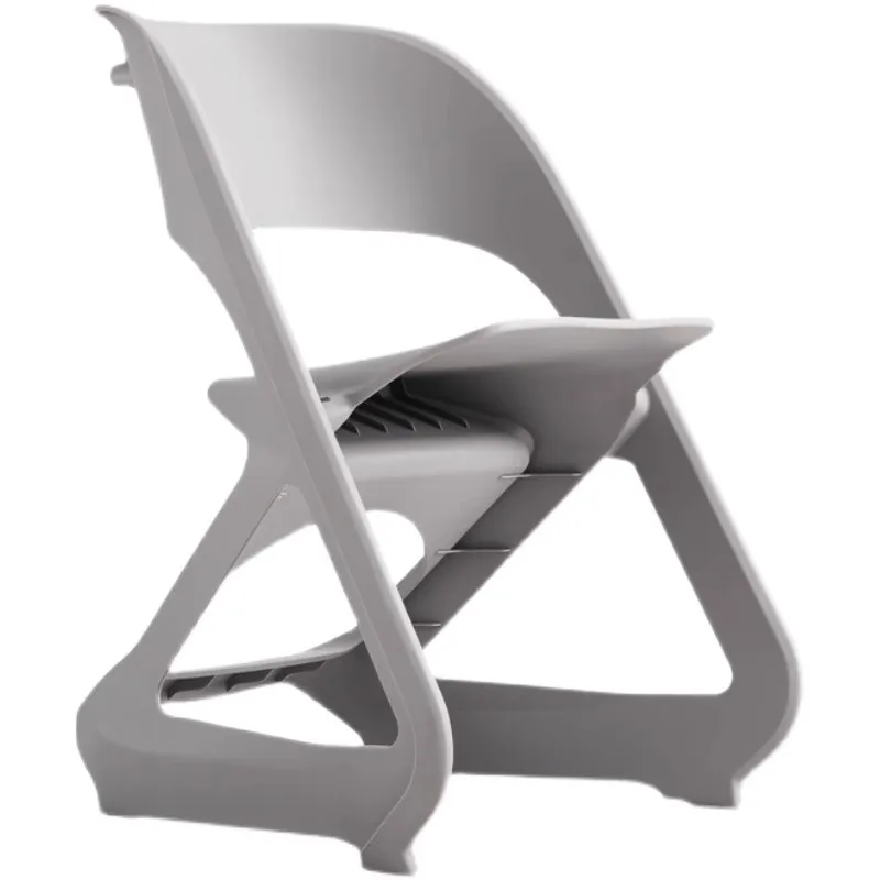 Modern minimalist and creative backrest for home use Nordic fashion plastic dining chairs outdoor stools for leisure