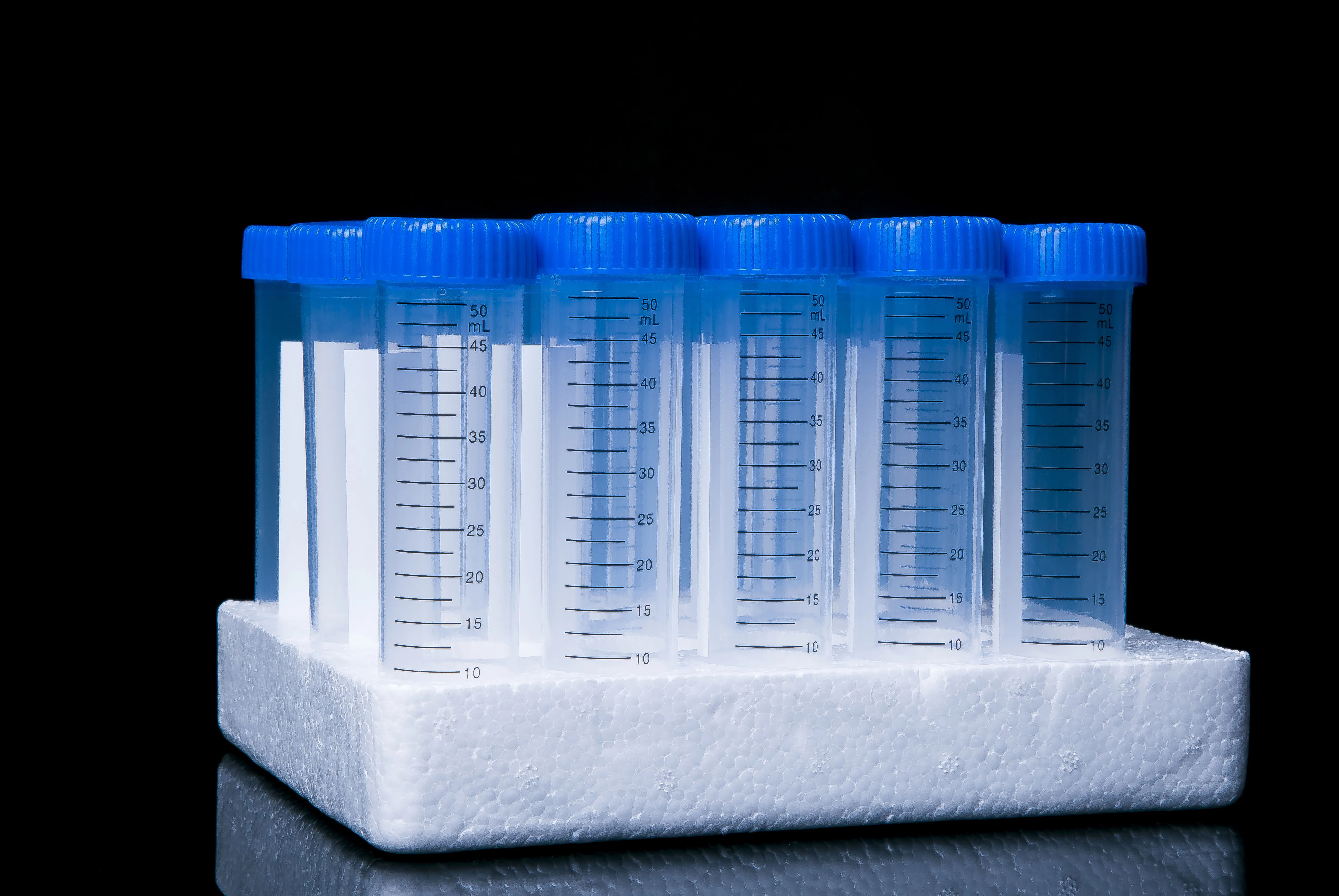 Medical grade polypropylene disposable falcon tube 50 ml lab centrifuge tube