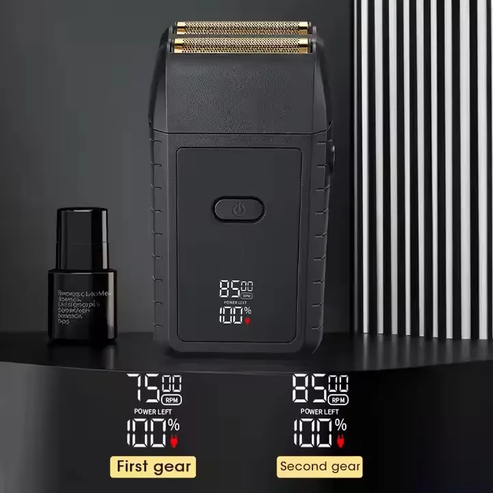 New Dual blade Foil Shaver Professional Beard Trimmer Razor Portable Mini WD-718 Electric Foil Shavers For Men Rechargeable