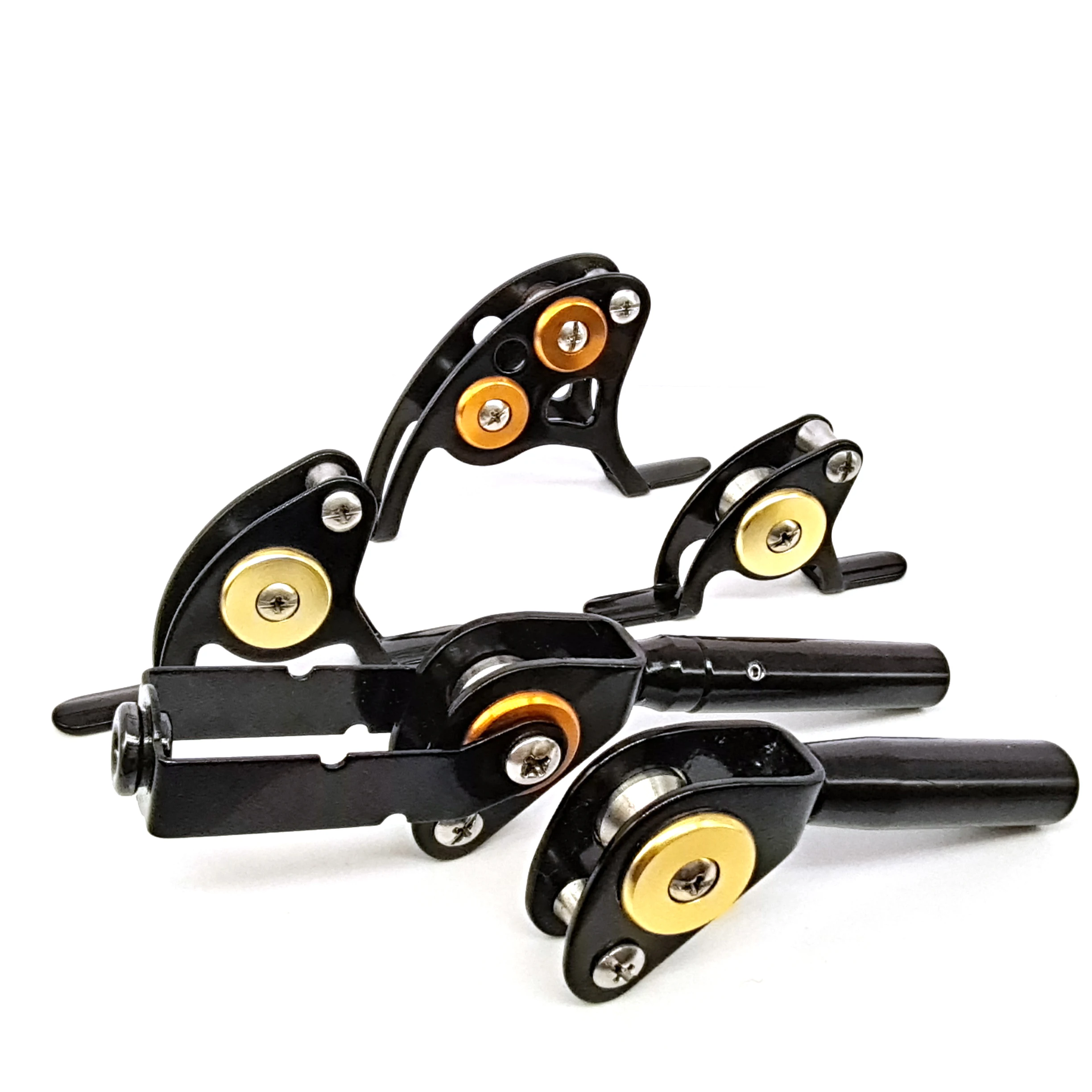 NEW  316 stainless steel Tip Top Ring Single Double Roller Guides Rings Fishing Rod Boat Trolling Game Rod