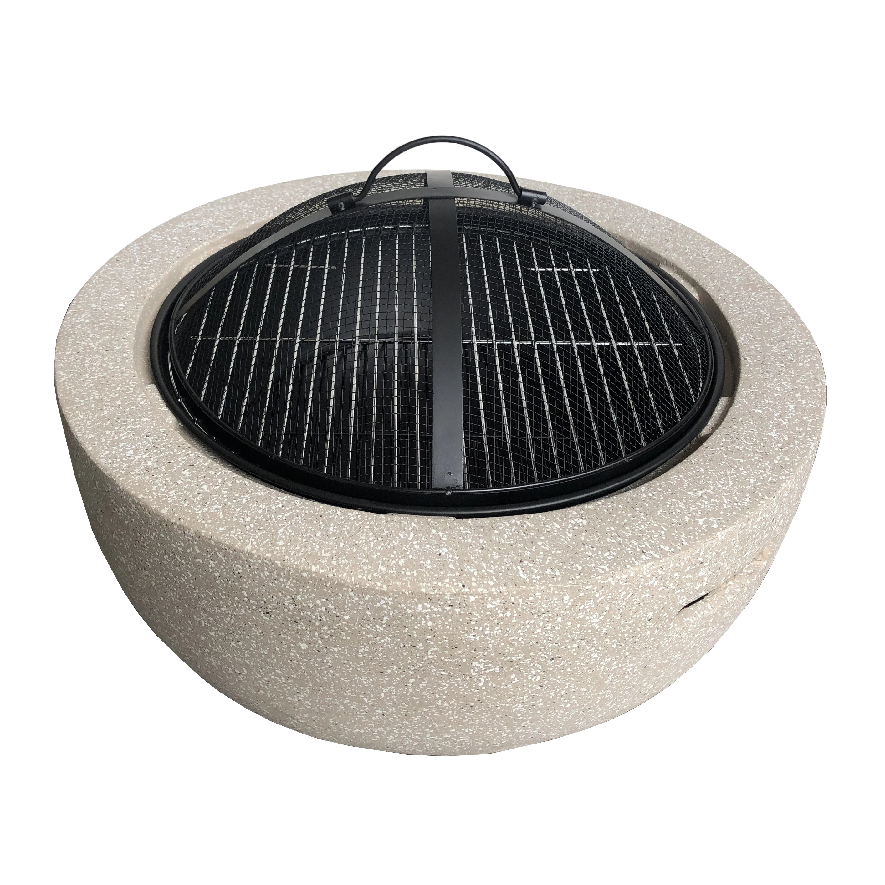 Garden Stone Shape Magnesium Oxide Fire Pit For