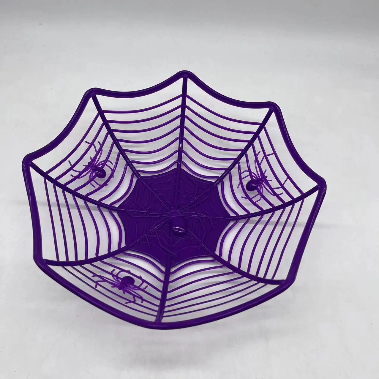 Sunup spider net basket Dinner plate Dinner Party Halloween Ghost Festival Event Reusable plastic products