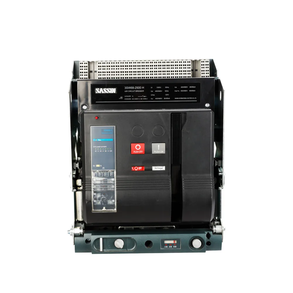 SASSIN 3SW68 low voltage 3 pole or 4 pole industrial control intelligent universal withdrawable air circuit breaker ACB