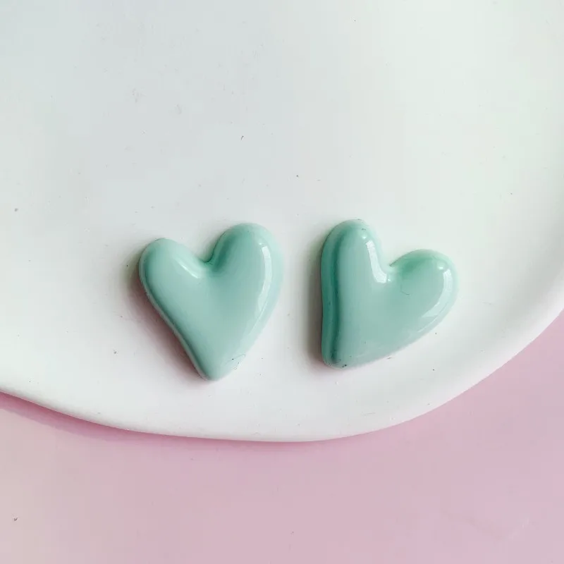Crystal Fridge Magnet Heart Fridge Magnet Heart Shape Sublimation Fridge Magnet Cabochons Flat Back Crystals