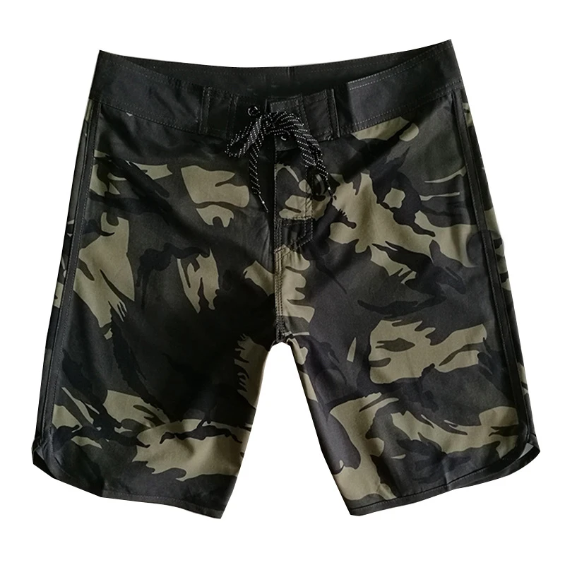 Wholesale  Fast Delivery Mens Males Stretch Polyester Swimwear Beachwear Casual Beach Swim Board Surf Shorts