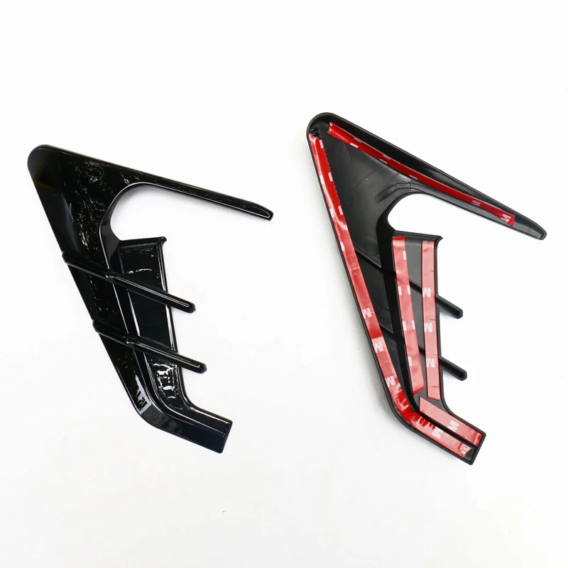 Car Parts Side Camera Thunder Edition Fender Sticker Protection Cover Real Carbon Fiber Camera Cover For Tesla Model Y