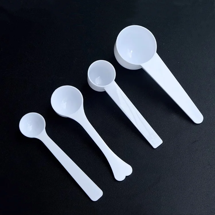 1g 3g 5g 10g plastic spoon for Medicine/Lab/Kitchen/Powder/Liquid dosing spoon