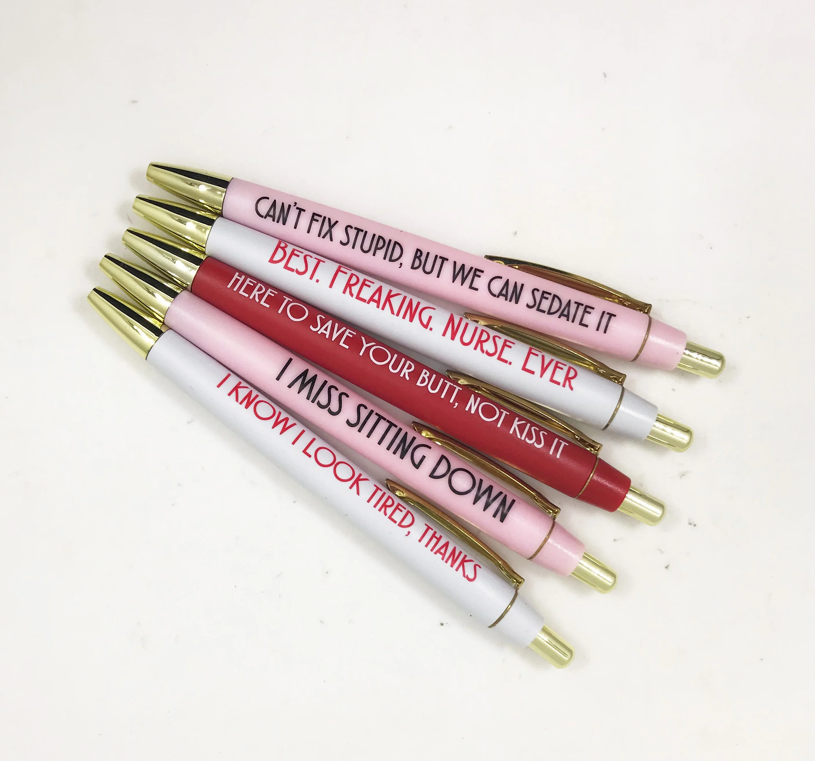 FEMA 20201 hot selling  gold pen with gold parts nurse pen