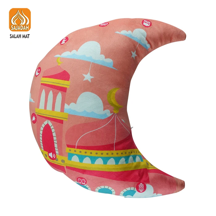 New Hot Sale Children Educational Islamic Gift Speaker Pillow Children Quran Cushion Custom Quran Player Speaker Pillow
