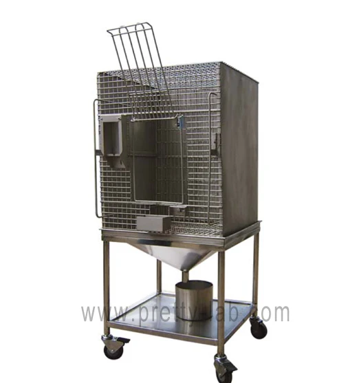 Pet transport cage,Laboratory Stainless Steel quarantine cage for monkey