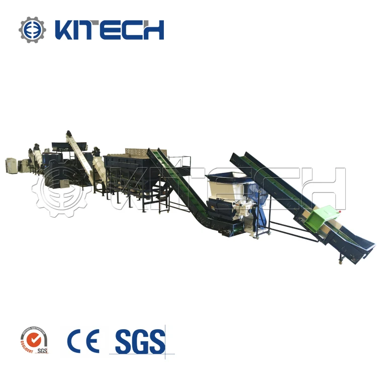 High Capacity PE Film Soft Plastic Recycling Washing Line Plastic Wash And Drying Machine
