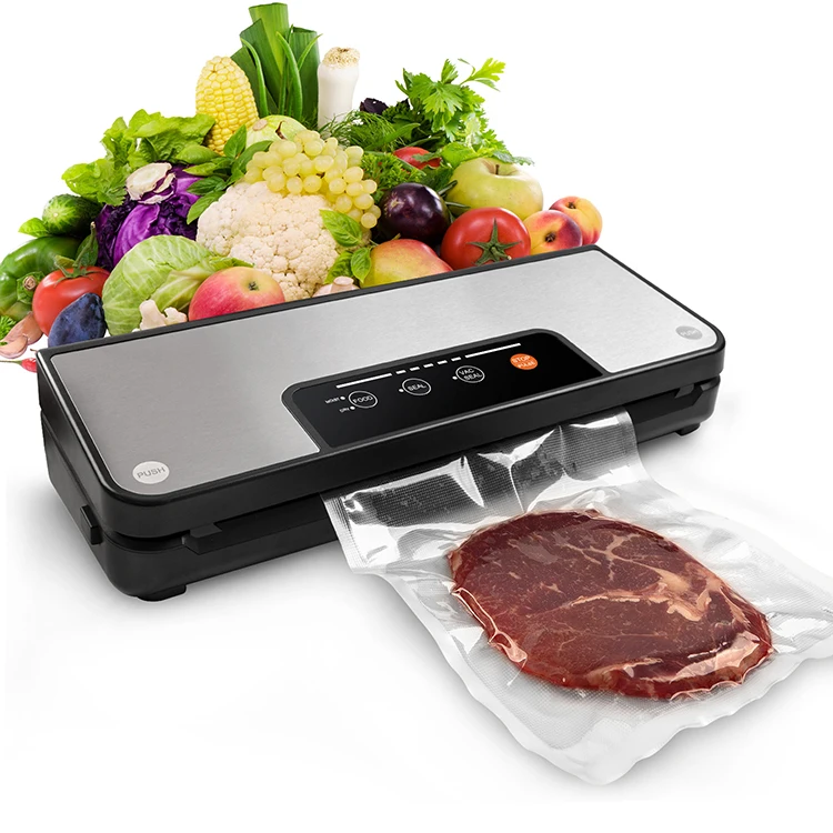 Vacuum Food Sealers.Starter Kit.cutting design.Vacuum Sealer Machine.Dry Wet Modes.External Vacuum System