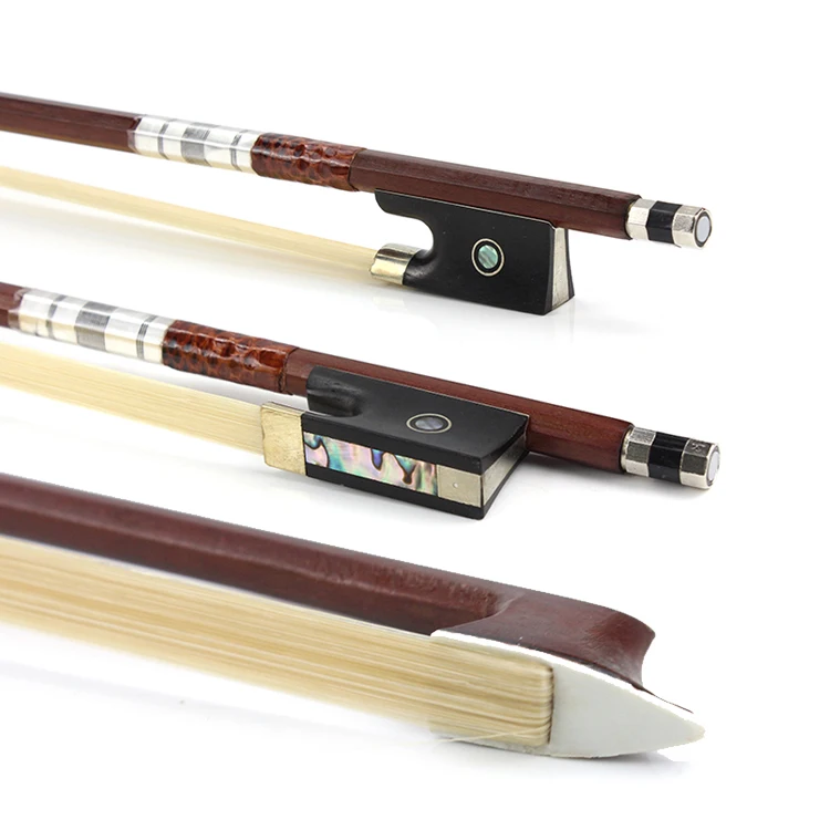 Not easily deformed Durable and sturdy Carved accessories Mongolian horse hair Violin bow