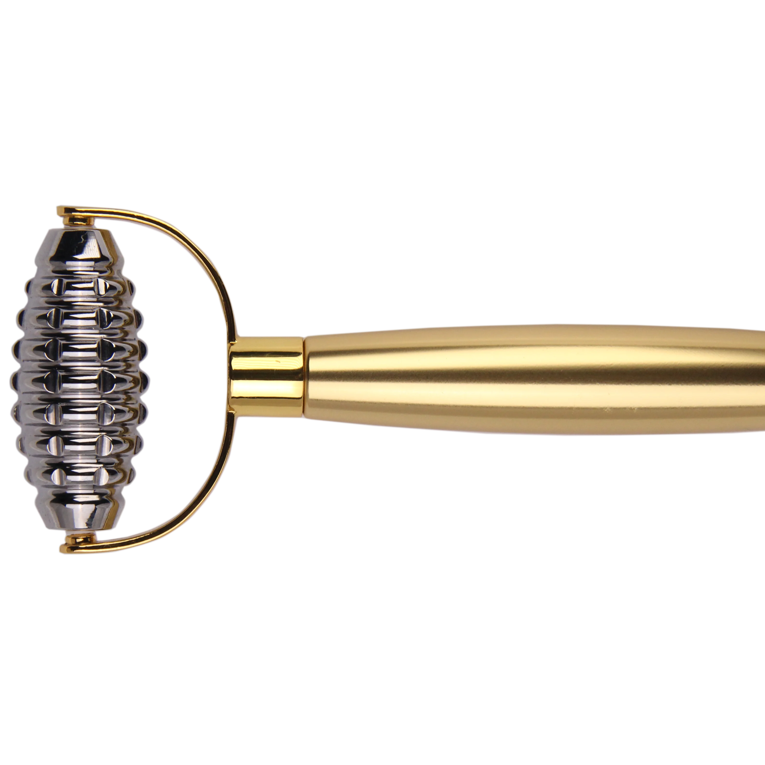 High Quality Anti Aging Facial Massage Tools Face Silver Gift Gold Stone Body Dark Metal Head Stainless steel Jade Roller