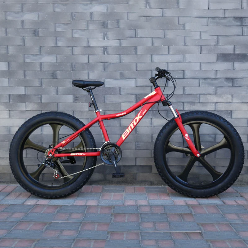 Popular Product 21 Speed BMX Bisicletas 24 29 talle m Gear Cycle Tyre 26x4.0 City Men Fat Mountain Bike Parts Snow Bicycle
