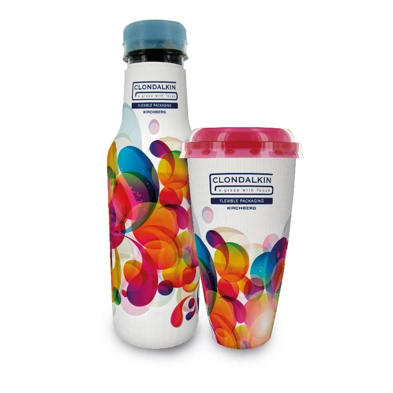 ПВХ термоусадочная упаковочная пленка упаковка с рукавом низкая цена этикетка термоусадочным для напитков