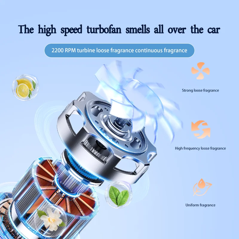 Hot Trending Products 2024 Custom Electric Car Air Freshener New Perfume Premium Cologne Car Atomizer